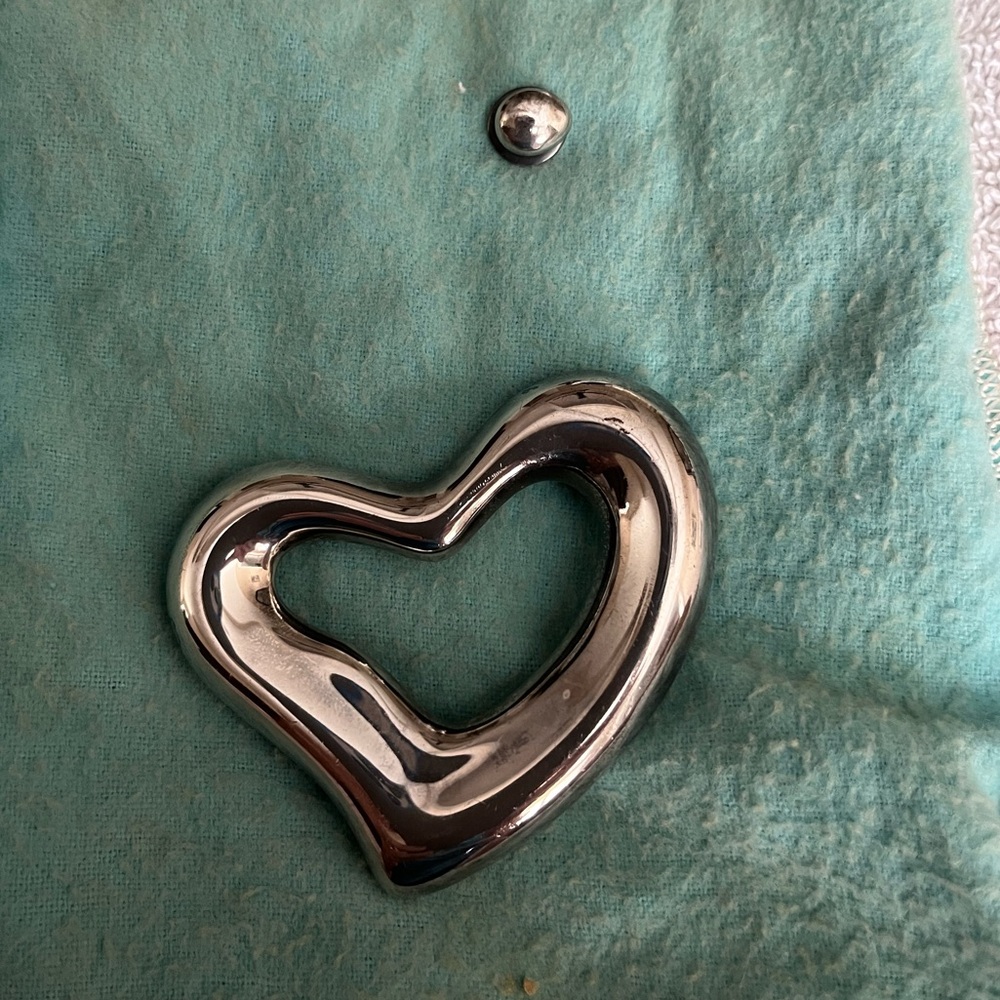 Sterling Silver Tiffany Elsa Peretti belt buckle